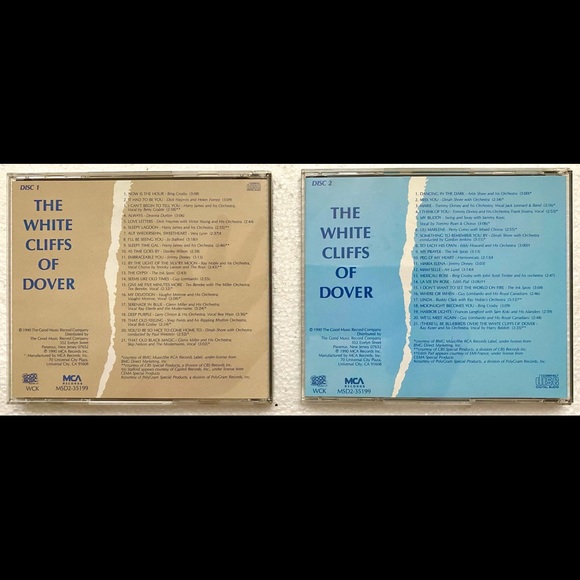 The White Cliffs Of Dover -2 CD’s Kay Kyser, Harry Babbitt. Artie Shaw & Others - Picture 3 of 3